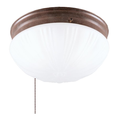 Westinghouse Two-Light Indoor Flush-Mount Ceiling Fixture Sienna Frosted Fltd Gls 6720200